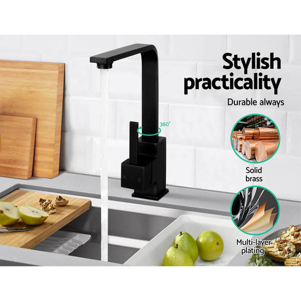 Kitchen Mixer Tap -Black Cefito
