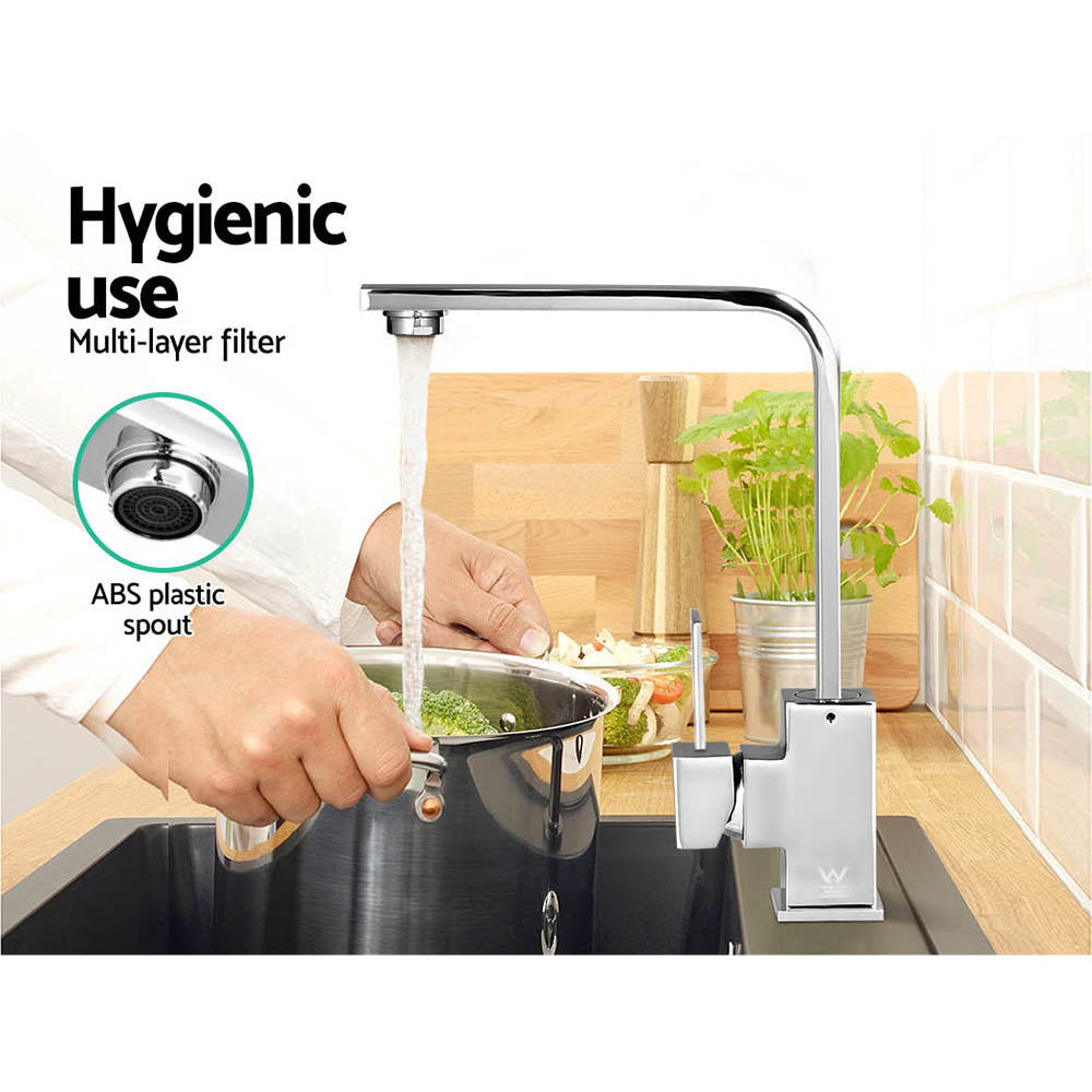 Kitchen Mixer Tap - Silver Cefito