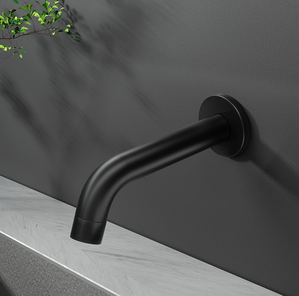 Cefito Bathroom Spout Tap Water Outlet Bathtub Wall Mounted Black Cefito