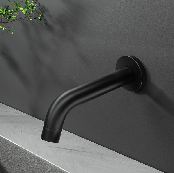 Cefito Bathroom Spout Tap Water Outlet Bathtub Wall Mounted Black Cefito