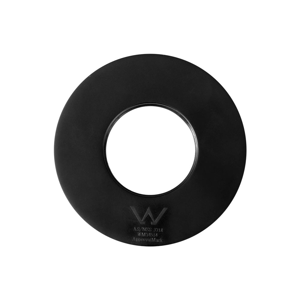 Cefito Bathroom Tap Wall Bath Spout 180 Swivel Bathtub Shower Mixer Round Black Cefito