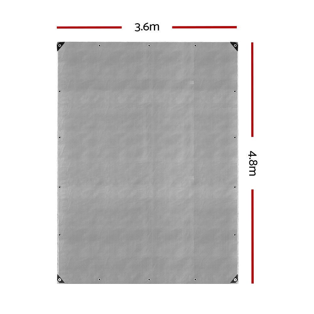 Instahut 3.6 x 4.8m Heavy Duty Poly Tarp Instahut