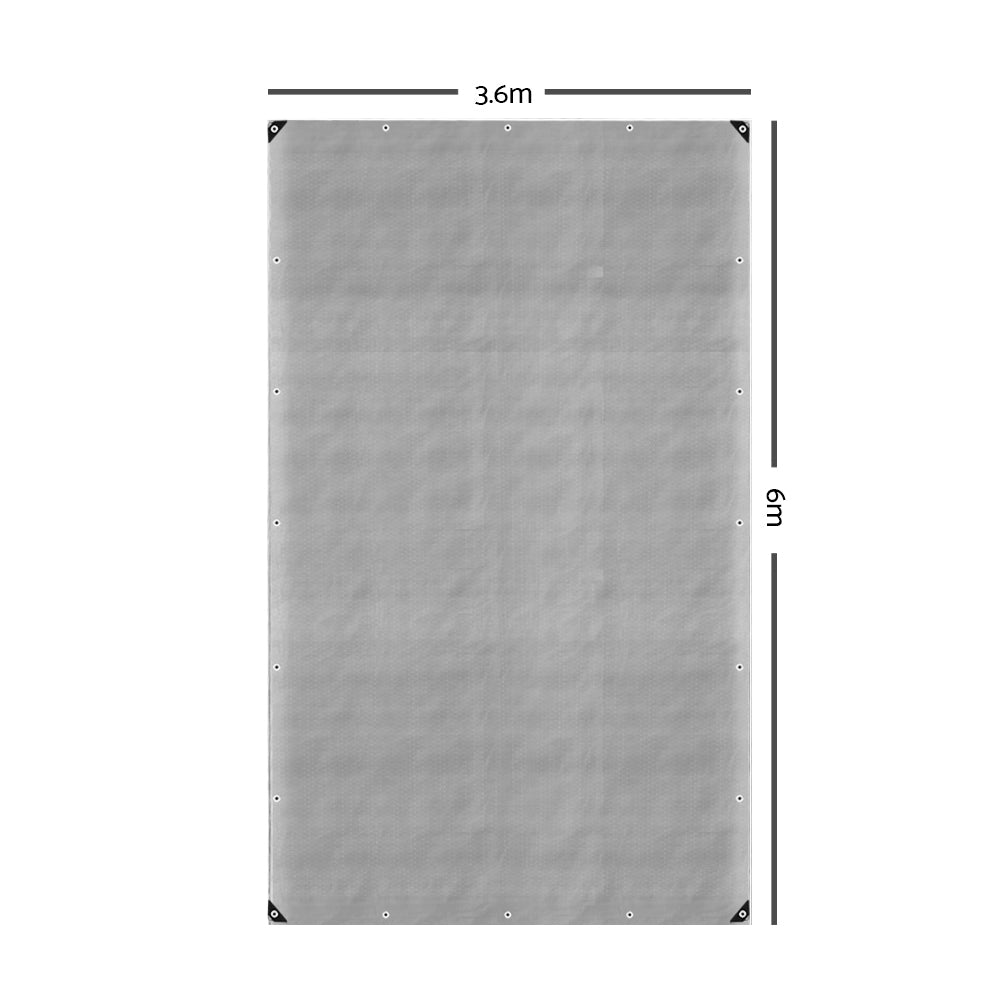 Instahut 3.6 x 6m Heavy Duty Poly Tarp freeshipping - Awezingly