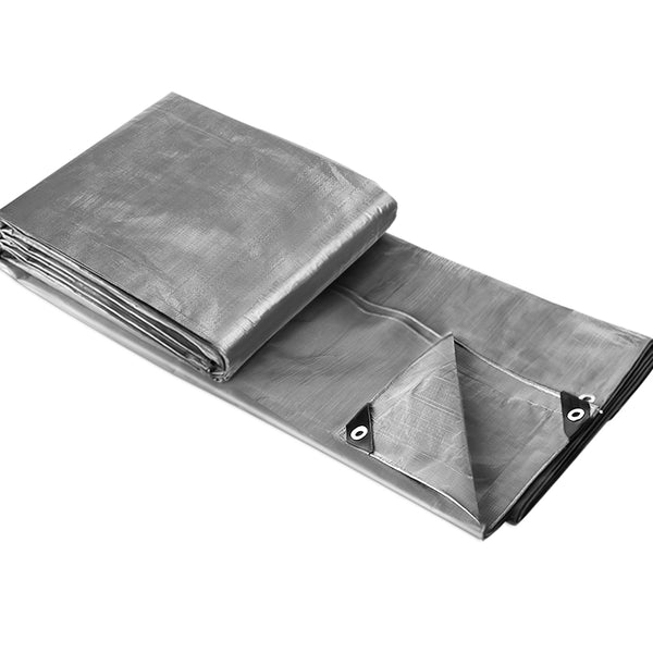 Instahut 3 x 3.6m Heavy Duty Poly Tarp freeshipping - Awezingly