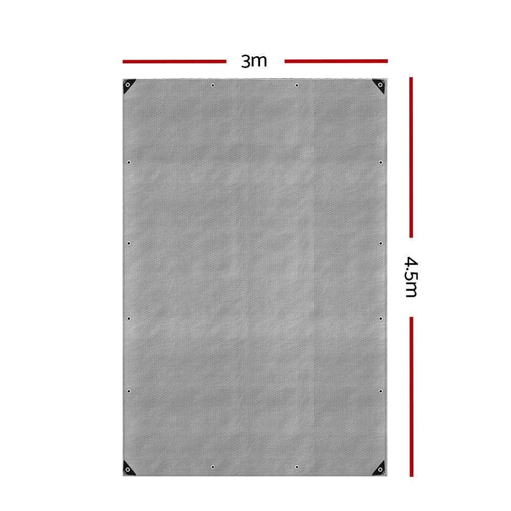 Instahut 3 x 4.5m Heavy Duty Poly Tarp Instahut