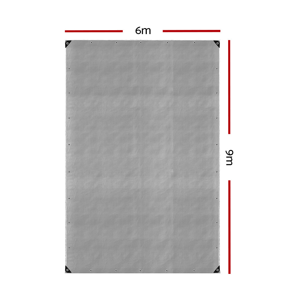 Instahut 6 x 9m Heavy Duty Poly Tarp Instahut