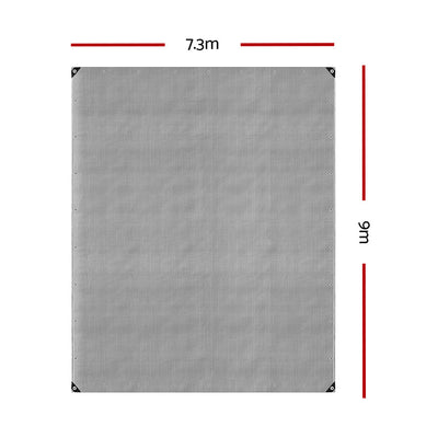 Instahut 7.3 x 9m Heavy Duty Poly Tarp