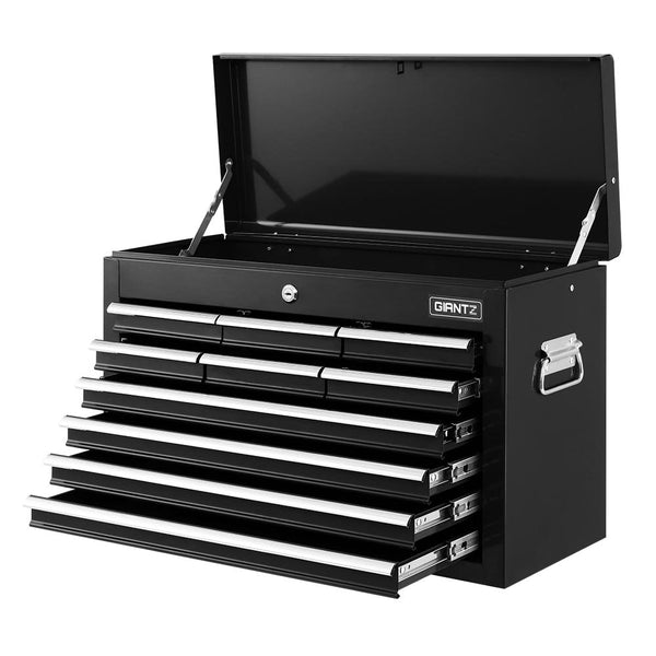 Giantz 10-Drawer Tool Box Chest Cabinet Garage Storage Toolbox Black freeshipping - Awezingly