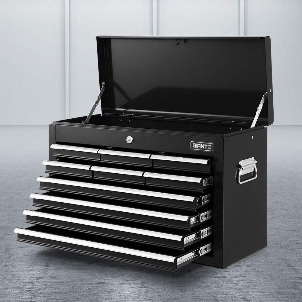 Giantz 10-Drawer Tool Box Chest Cabinet Garage Storage Toolbox Black freeshipping - Awezingly