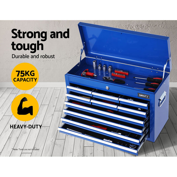 Giantz 10-Drawer Tool Box Chest Cabinet Garage Storage Toolbox Blue freeshipping - Awezingly
