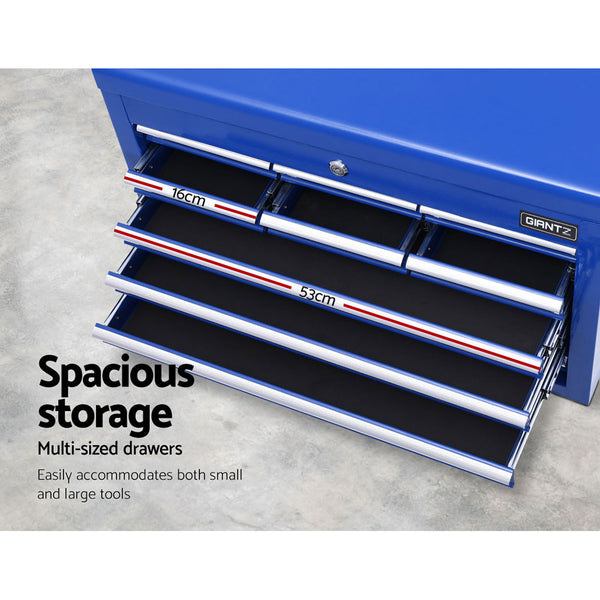 Giantz 10-Drawer Tool Box Chest Cabinet Garage Storage Toolbox Blue freeshipping - Awezingly