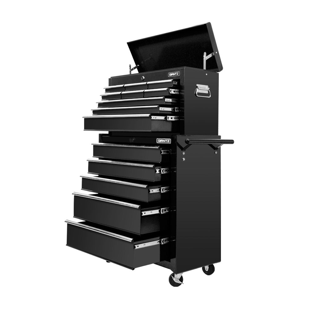 Giantz 14 Drawers Toolbox Chest Cabinet Mechanic Trolley Garage Tool Storage Box Giantz