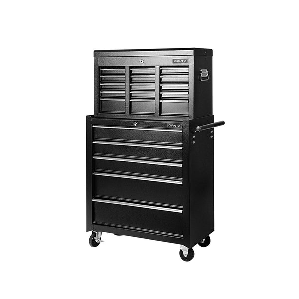 Giantz 14 Drawers Toolbox Chest Cabinet Mechanic Trolley Garage Tool Storage Box Giantz