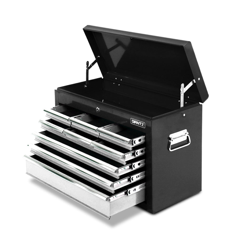 Giantz 9 Drawer Mechanic Tool Box Cabinet Storage - Black & Grey Giantz