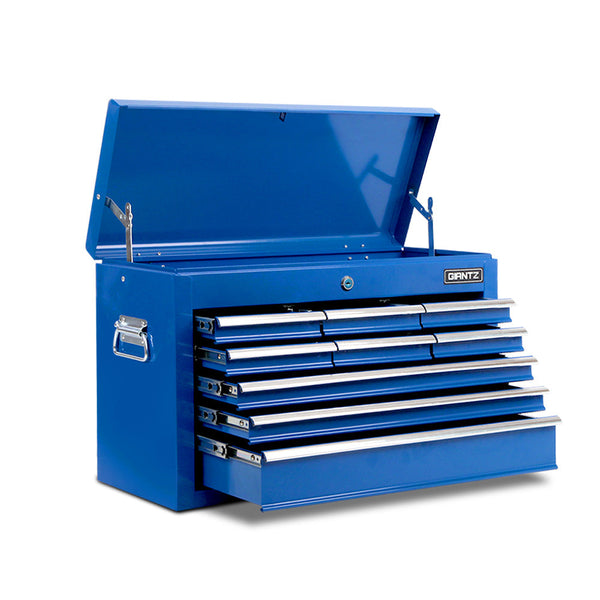 Giantz 9 Drawer Mechanic Tool Box Cabinet Storage - Blue Giantz