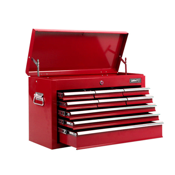 Giantz 9 Drawer Mechanic Tool Box Cabinet Storage - Red Giantz