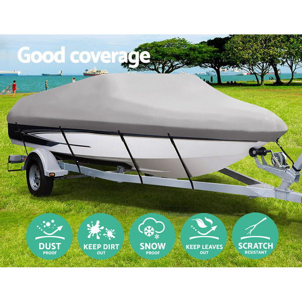 14 - 16 foot Waterproof Boat Cover - Grey freeshipping - Awezingly