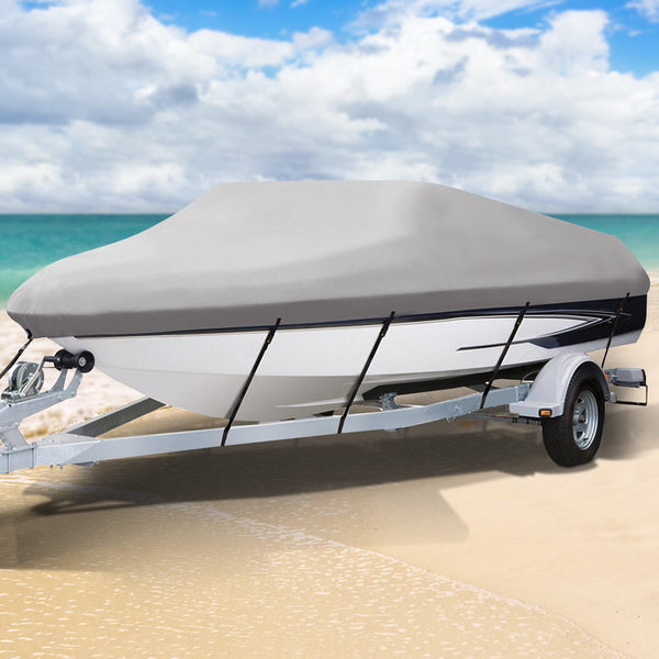 14 - 16 foot Waterproof Boat Cover - Grey freeshipping - Awezingly