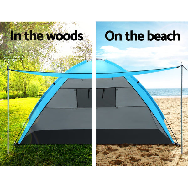 Weisshorn Camping Tent Beach Tents Hiking Sun Shade Shelter Fishing 2-4 Person Weisshorn
