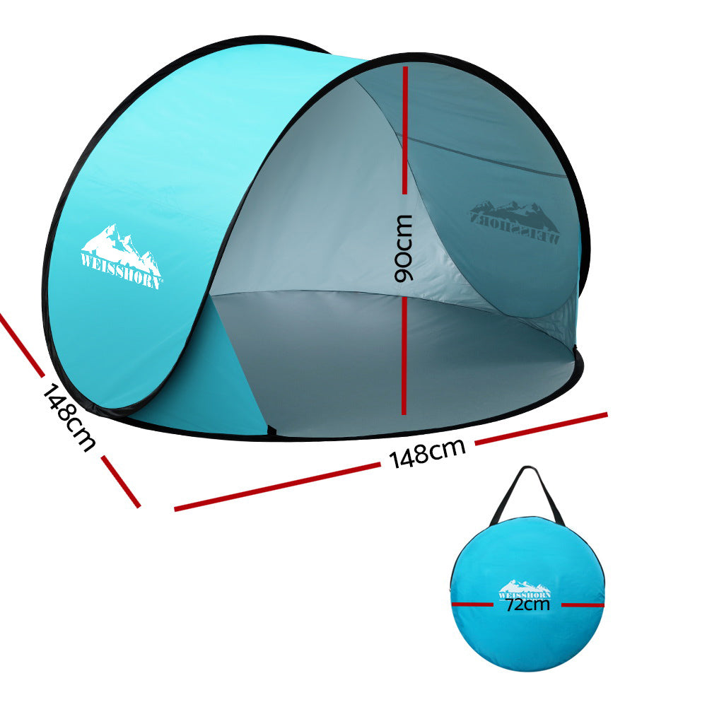 Weisshorn Pop Up Beach Tent Camping Portable Sun Shade Shelter Fishing Weisshorn