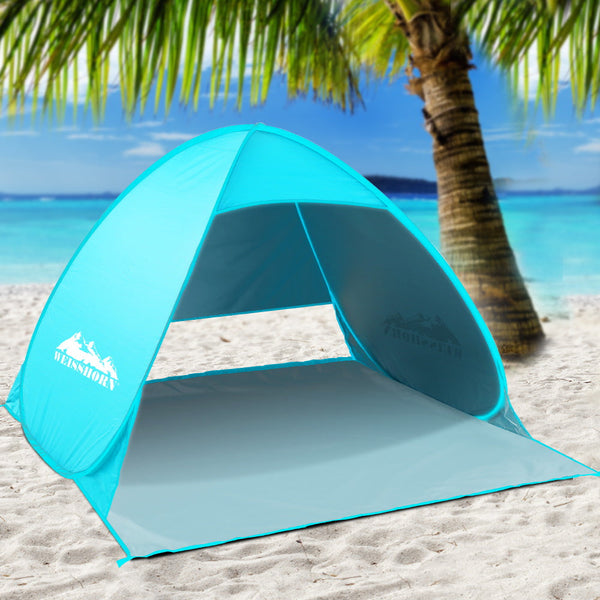Weisshorn Pop Up Beach Tent Camping Hiking 3 Person Sun Shade Fishing Shelter Weisshorn