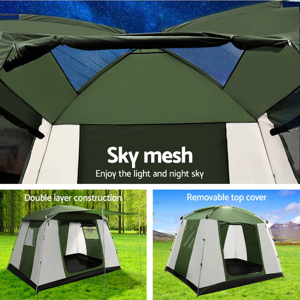 Weisshorn Camping Tent 6 Person Tents Family Hiking Dome Weisshorn