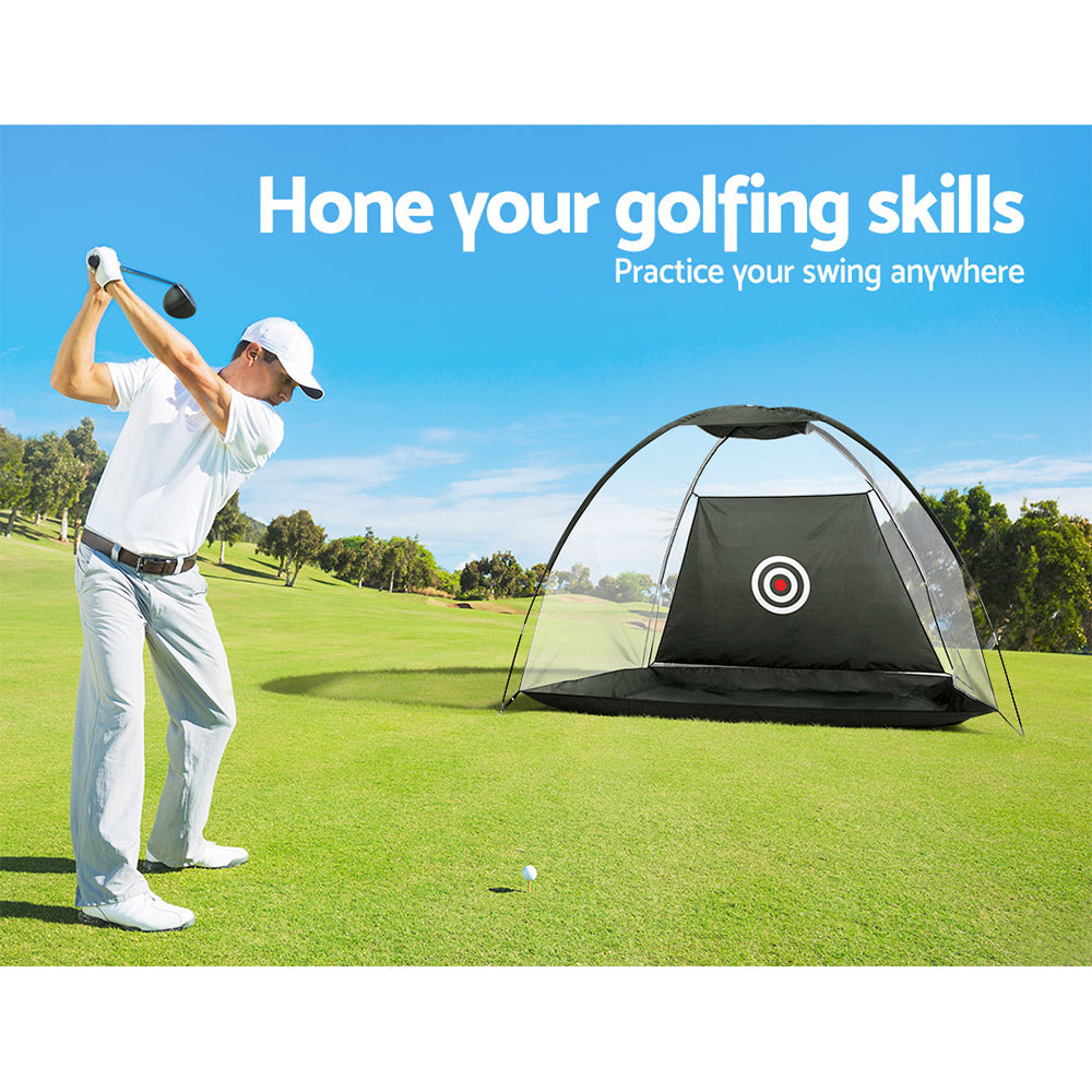 Everfit 3M Golf Practice Net Tent Portable Training Aid Driving Target Mat Soccer Everfit