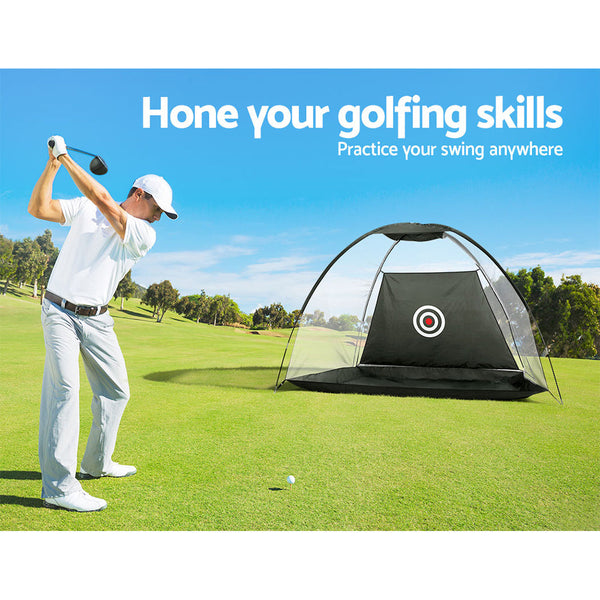 Everfit 3M Golf Practice Net Tent Portable Training Aid Driving Target Mat Soccer Everfit