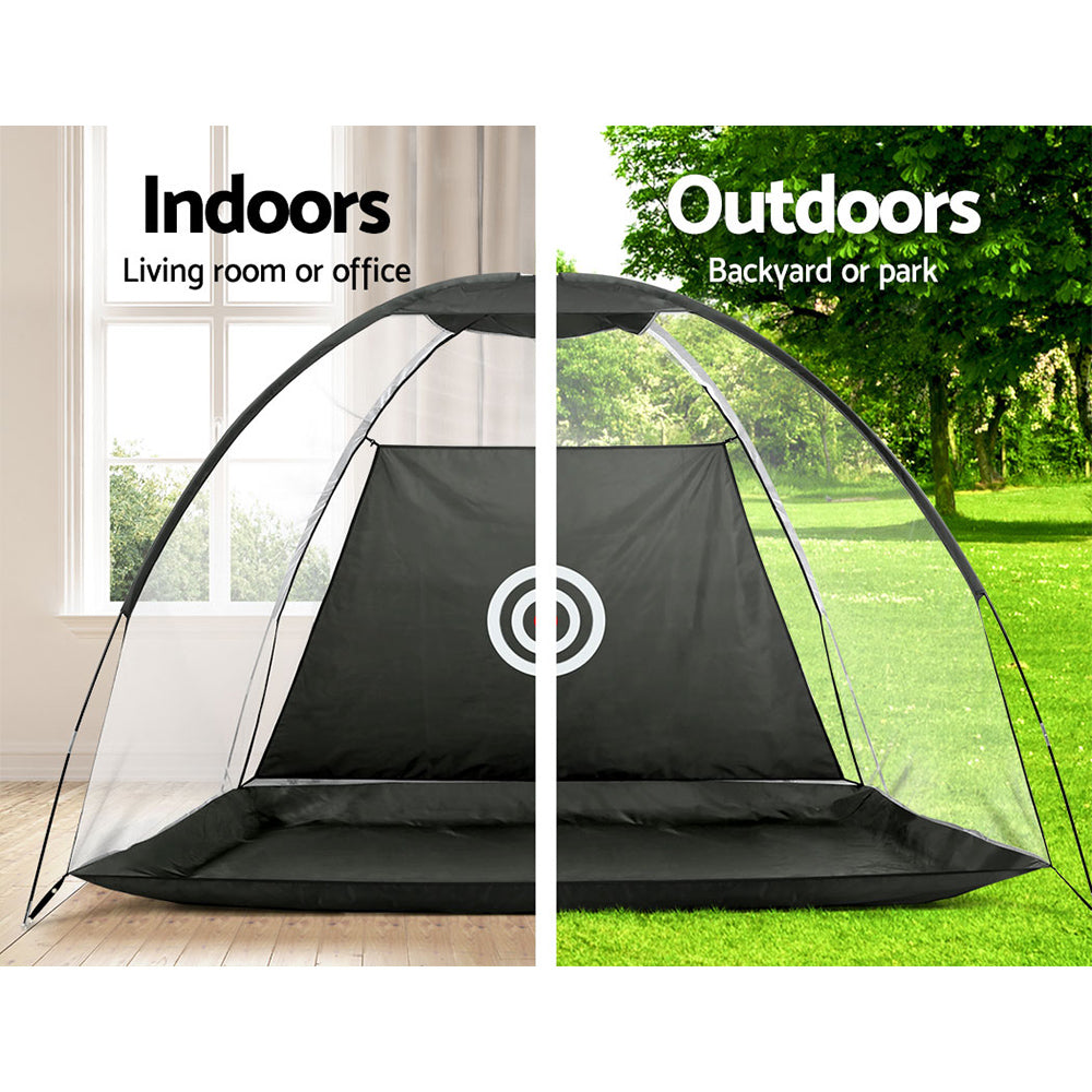 Everfit 3M Golf Practice Net Tent Portable Training Aid Driving Target Mat Soccer Everfit