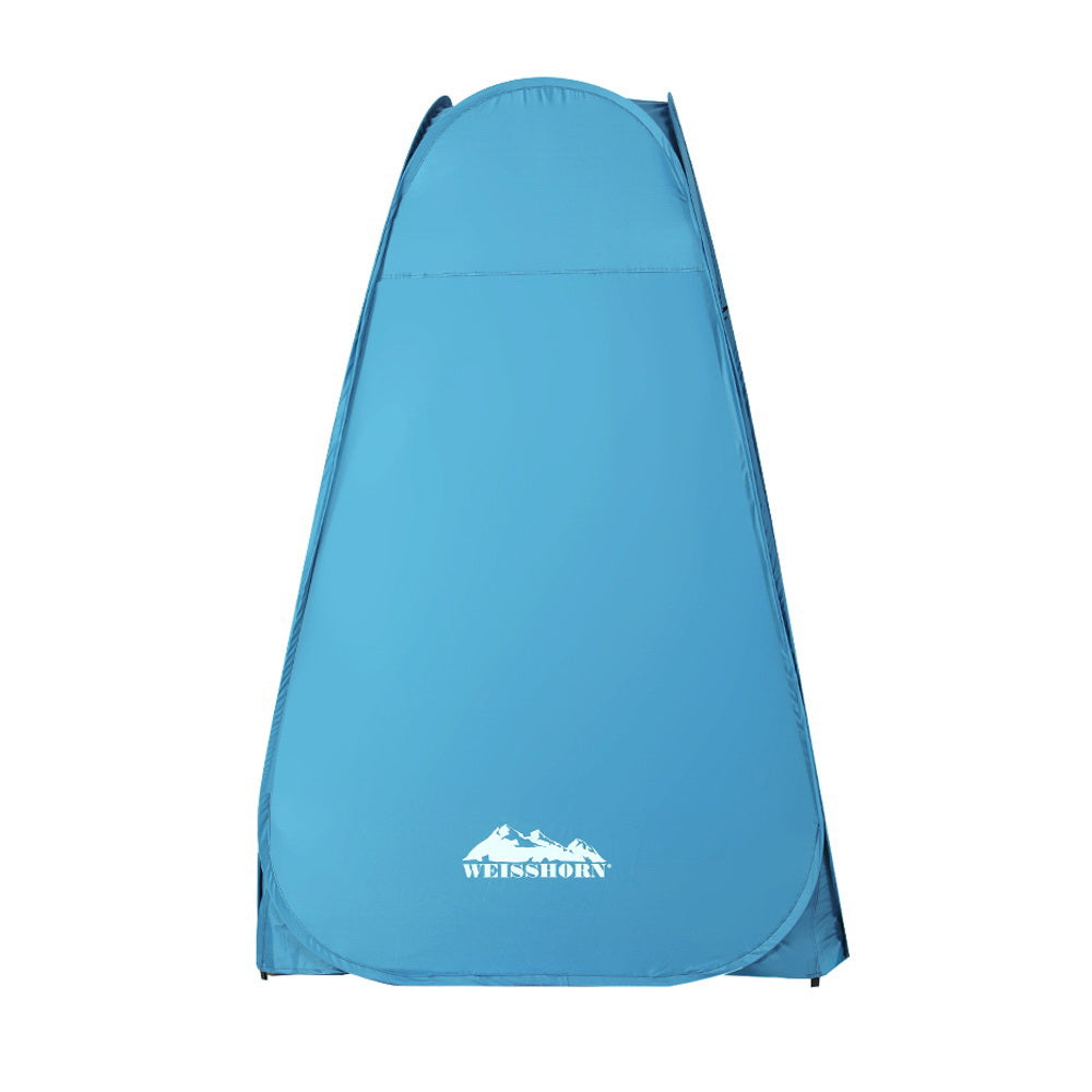 Weisshorn Pop-up Shower Tent Camping Outdoor Toilet Privacy Change Room Blue Weisshorn