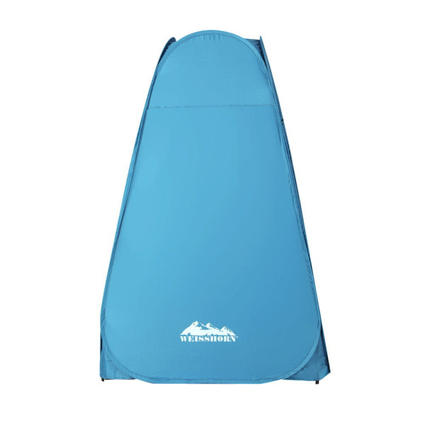 Weisshorn Pop-up Shower Tent Camping Outdoor Toilet Privacy Change Room Blue Weisshorn