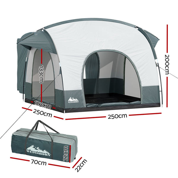 Weisshorn Camping Tent Car SUV Rear Extension Canopy Portable Outdoor Family 4WD Weisshorn