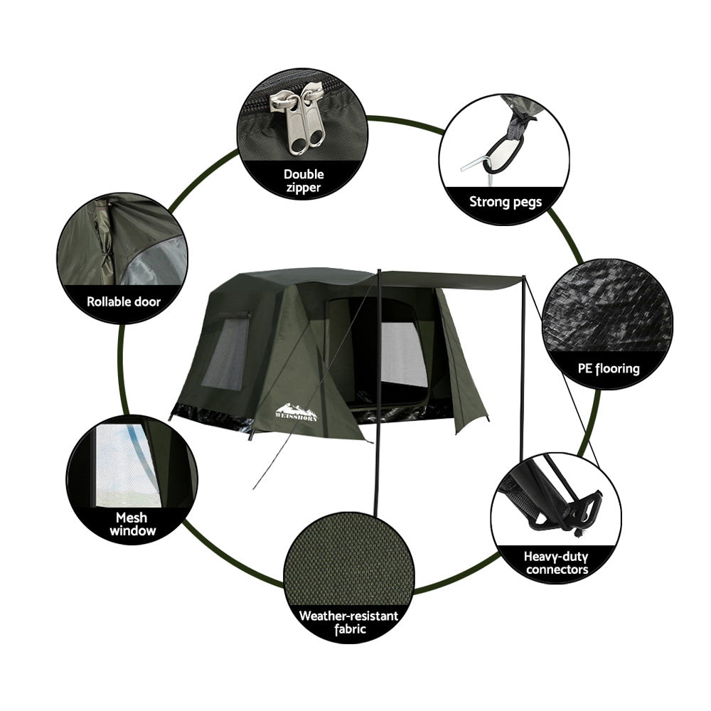 Weisshorn Camping Tent Instant Up 2-3 Person Tents Outdoor Hiking Shelter Weisshorn