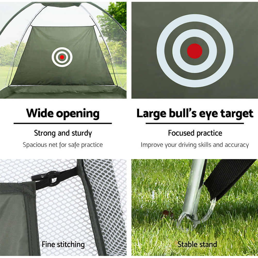 Everfit Golf Practice Net And Training Mat Driving Range Target Hitting Mat Everfit