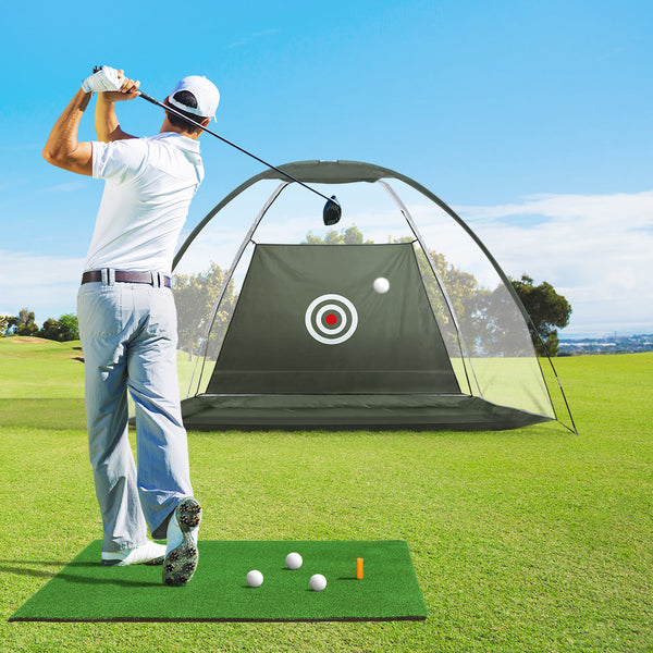 Everfit Golf Practice Net And Training Mat Driving Range Target Hitting Mat Everfit