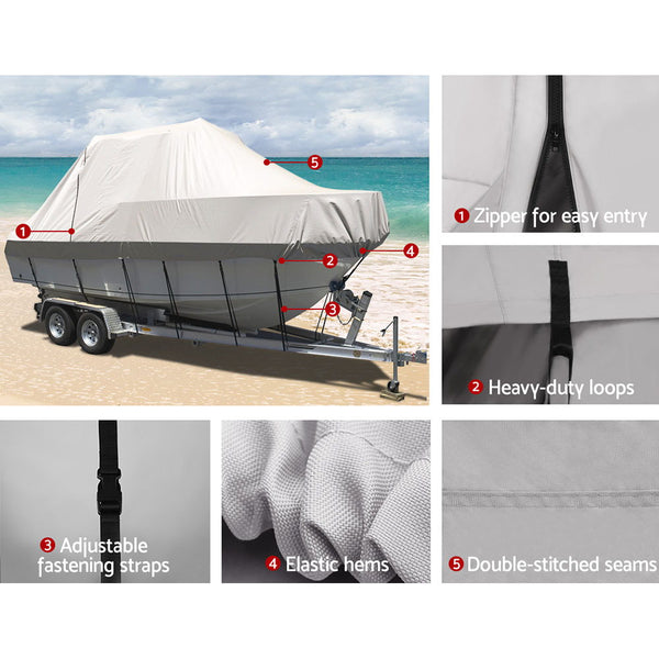 Seamanship 19 - 21ft Waterproof Boat Cover freeshipping - Awezingly