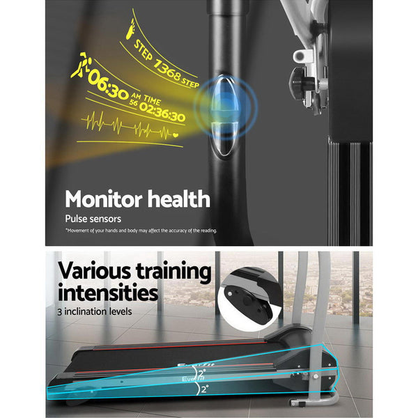 Everfit Electric Treadmill Home Gym Exercise Machine Fitness Equipment Physical 360mm Everfit