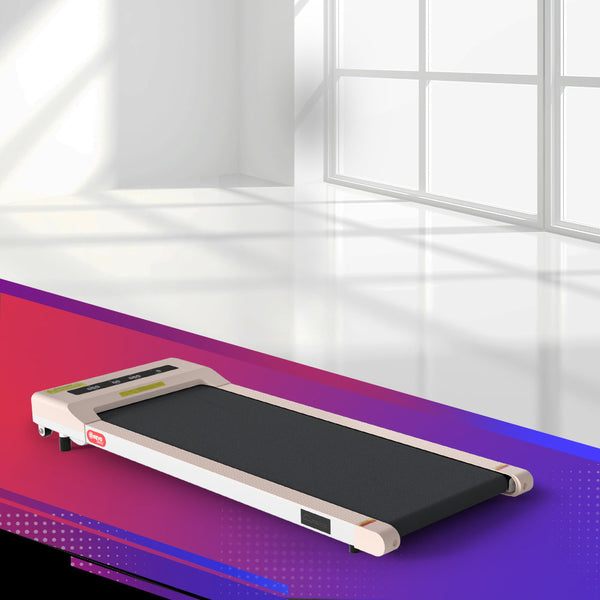 Everfit Treadmill Electric Walking Pad Home Gym Office Fitness Remote Pink Everfit