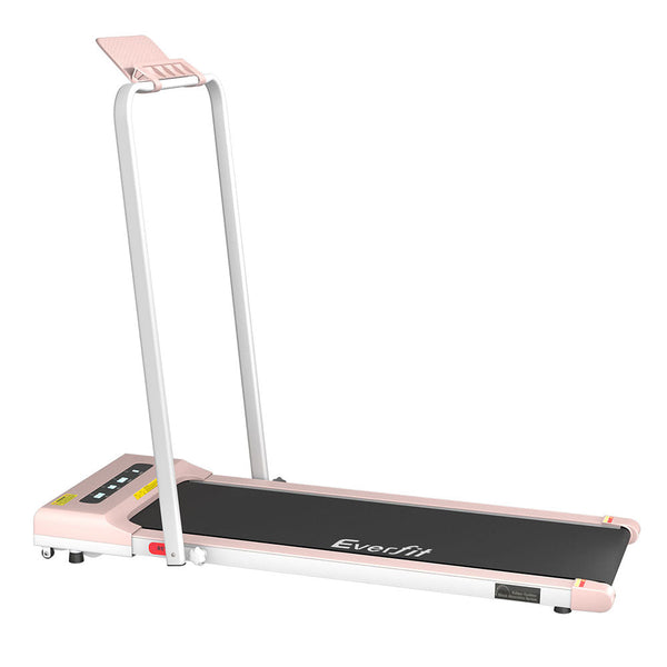 Everfit Treadmill Electric Walking Pad Home Gym Office Fitness 380mm Pink Everfit