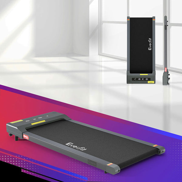 Everfit Treadmill Electric Walking Pad Home Gym Office Fitness 400mm Grey Everfit