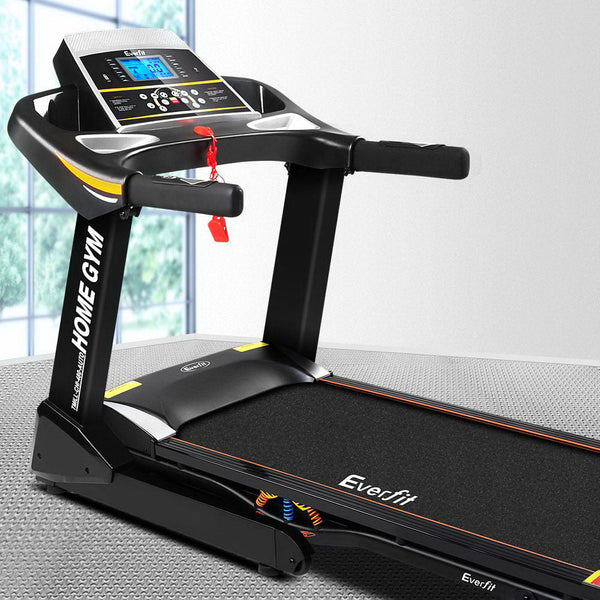Everfit Electric Treadmill 48cm Incline Running Home Gym Fitness Machine Black Everfit