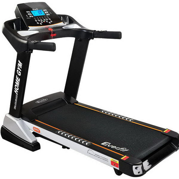 Everfit Electric Treadmill 48cm Incline Running Home Gym Fitness Machine Black Everfit