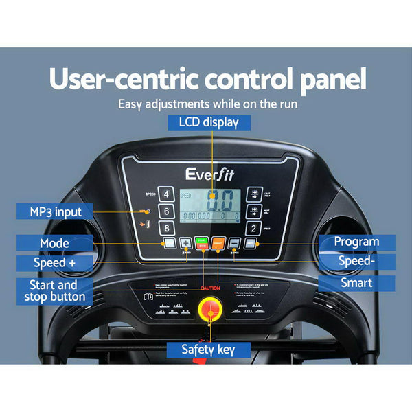 Everfit Electric Treadmill MIG41 40cm Running Home Gym Machine Fitness 12 Speed Level Foldable Design Everfit