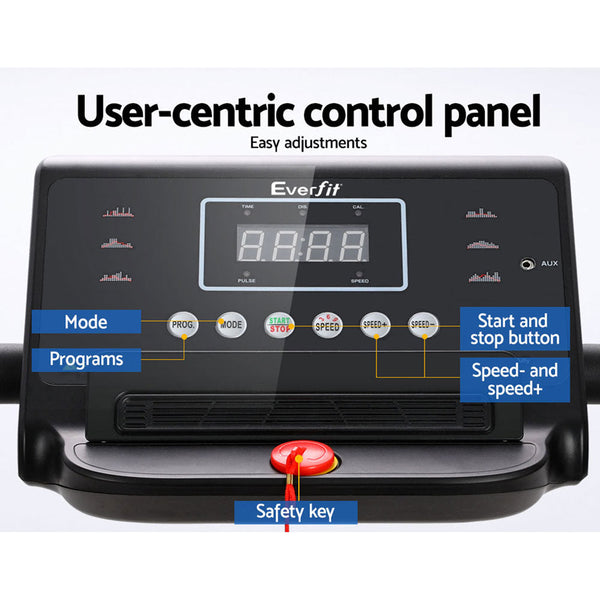 Everfit Electric Treadmill Home Gym Exercise Fitness Running Machine Everfit