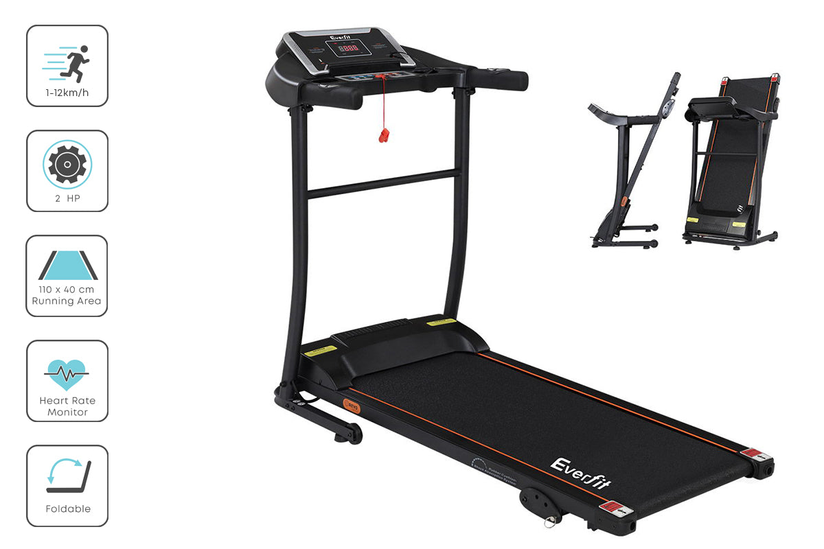 Everfit Electric Treadmill Incline Home Gym Exercise Machine Fitness 400mm Everfit