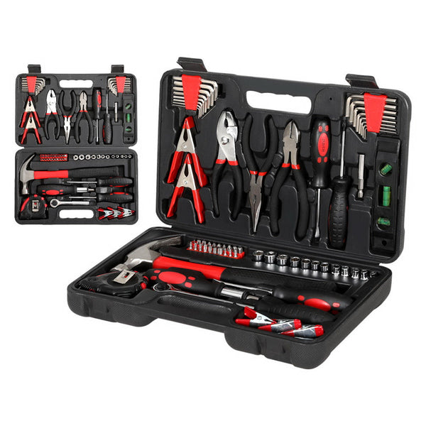 Giantz 70pcs Hand Tool Kit Set Box Household Automotive Repair Workshop w/Case Giantz