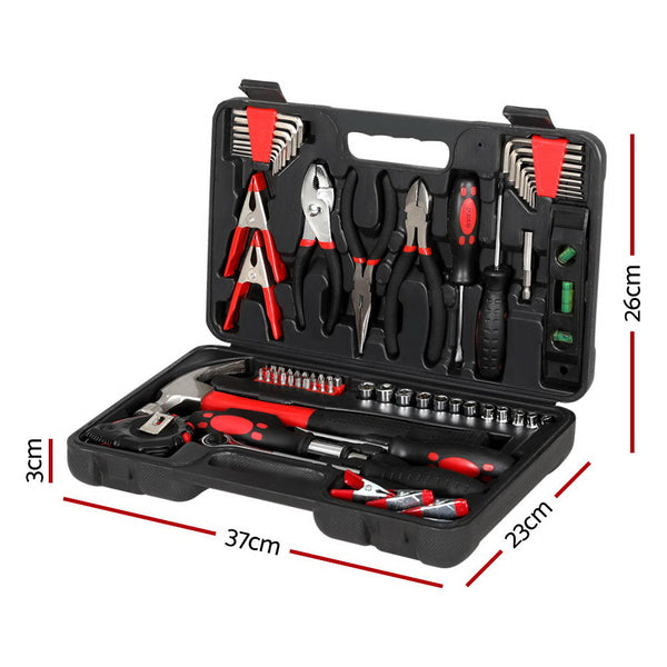 Giantz 70pcs Hand Tool Kit Set Box Household Automotive Repair Workshop w/Case Giantz