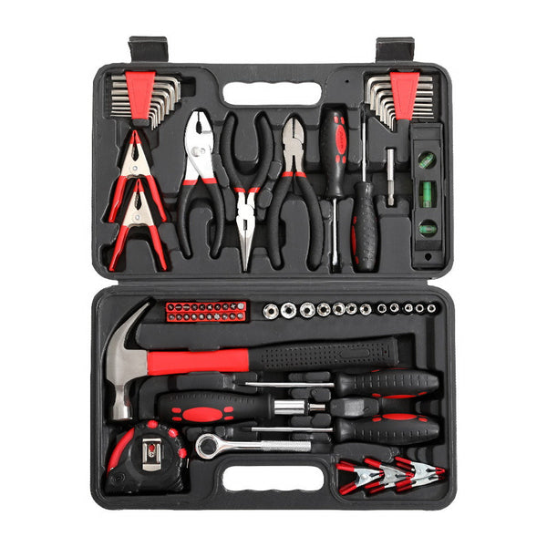 Giantz 70pcs Hand Tool Kit Set Box Household Automotive Repair Workshop w/Case Giantz
