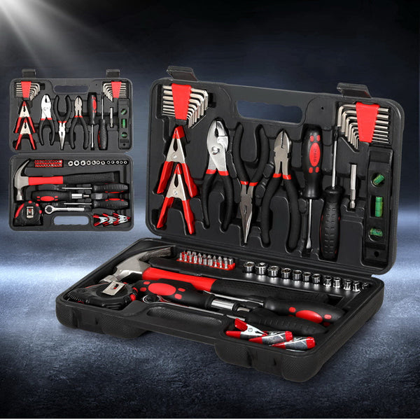Giantz 70pcs Hand Tool Kit Set Box Household Automotive Repair Workshop w/Case Giantz