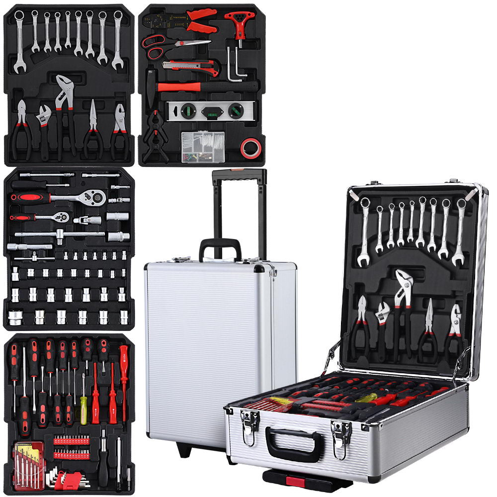 786pcs Tool Kit Trolley Case Mechanics Box Toolbox Portable DIY Set SL Giantz